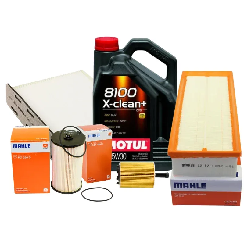 Pachet schimb ulei GOLD Motul 5L+ filtre Mahle pentru grupul VAG - VW AUDI SKODA SEAT 1.9TDI, 2.0TDI