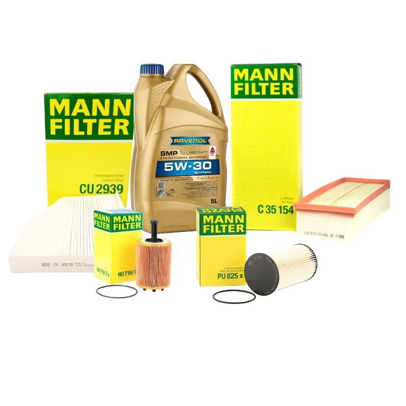 Pachet schimb ulei GOLD Ravenol 5L+ filtre MANN pentru grupul VAG - VW AUDI SKODA SEAT 1.9TDI, 2.0TDI
