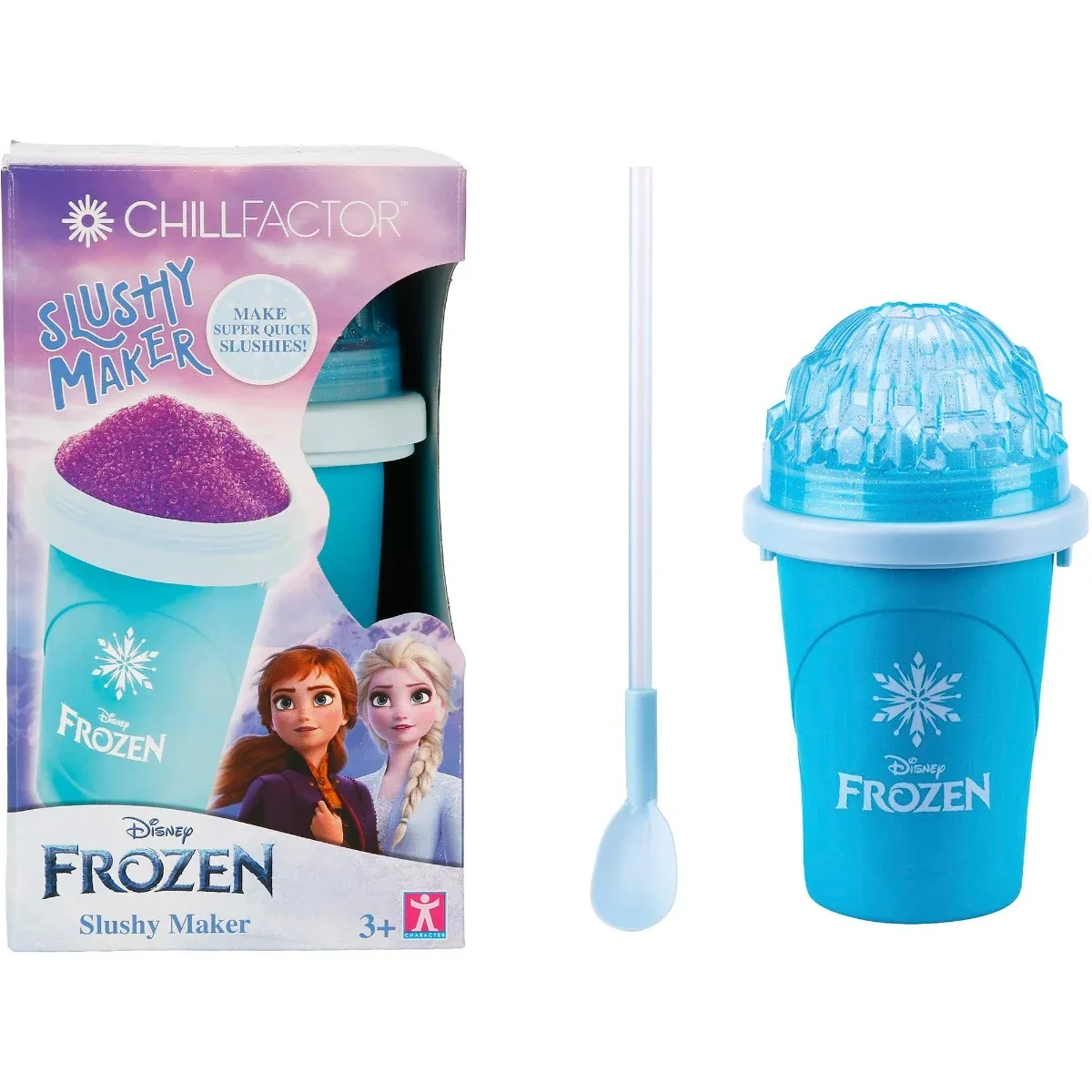 Pahar cu pai pentru slushy, Chill Factor, Disney Frozen