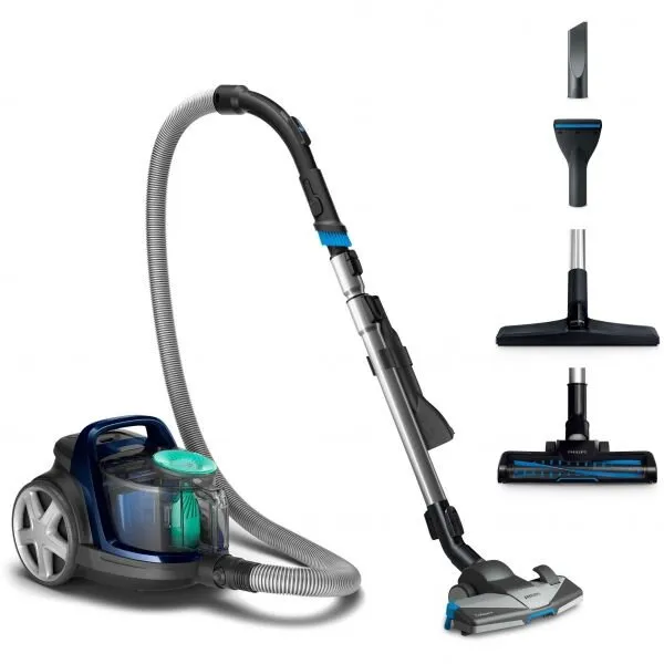 Philips Aspirator fara sac Philips PowerPro Active FC9556/09, 650W, 1.5l, 76dB, Turbo Brush