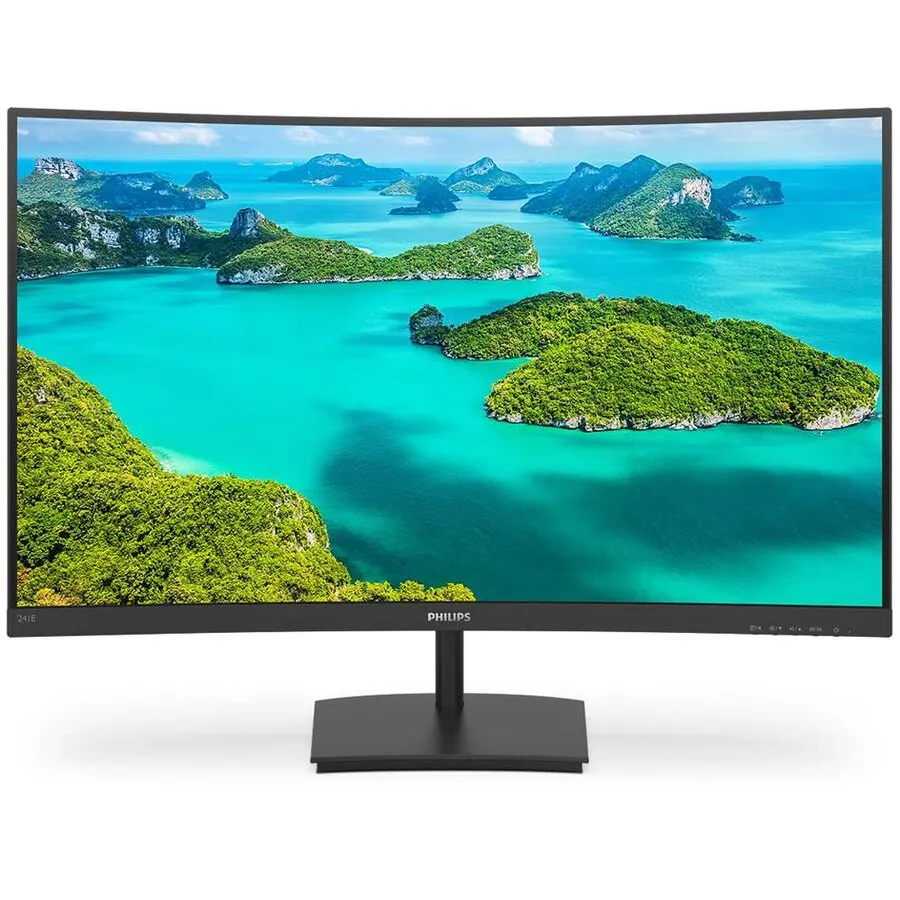 Philips Monitor Philips 241E1SCA/00 Curbat 23.6 inch 4 ms Negru FreeSync 75 Hz