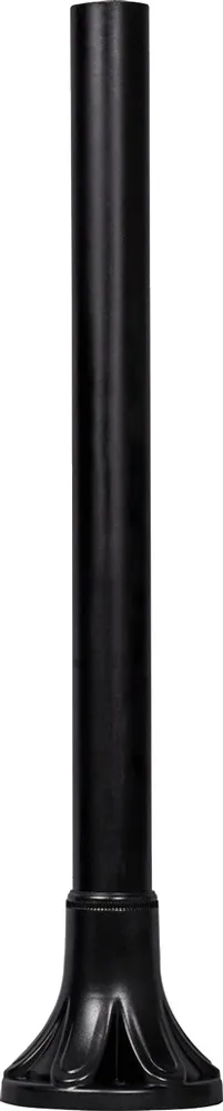 Picior postament pentru Glob Iluminat Gradina Lampa Exterior Luca Negru 1xE27 40W (fara Glob)