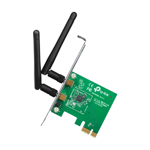 Placa de retea Wi-Fi 4, 2.4 Ghz, 300Mbps, 2dBi, PCI Express - TP-LINK TL-WN881ND