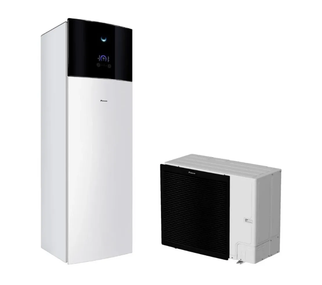 Pompa de caldura Aer-Apa, Daikin pentru incalzire si apa calda menajera, unitate interioara, Daikin Altherma 3 R F, 16 kW, EBVH16S23D9W cu rezervor de 230 L + unitatea exterioara, ERLA16DV3, Daikin, A3RF, 230V/32A, MONOFAZAT