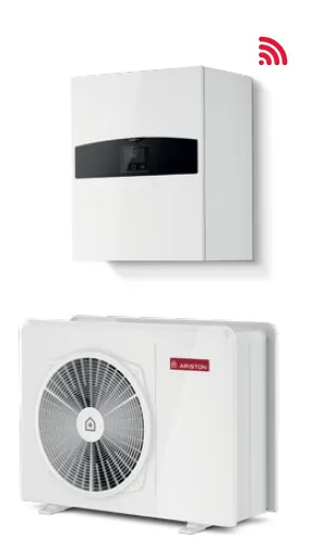 Pompa de Caldura Aer-Apa Inverter Split Ariston NIMBUS PLUS 50 S NET, 5 kW, unitate externa cu schimbator Inox, compresor dublu rotativ, MONOFAZAT