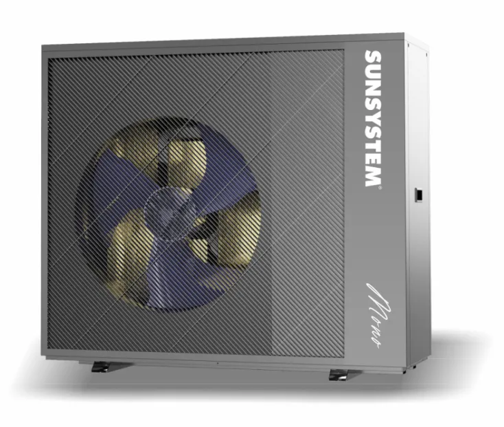 Pompa de caldura Aer-Apa pentru incalzire si racire, Sunsystem R32-0130-1PH, Monobloc 13 kW, Inverter R32 ERP A+++, compresor Panasonic, Monofazata, Control Wi-Fi