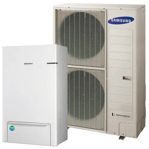 Pompa de caldura aer-apa Samsung 12 kW pentru incalzire si racire, split, trifazata, R410, clasa energetica A+++