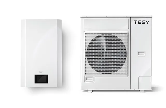 Pompa de caldura aer-apa, split, pentru incalzire si racire Tesy MultiThermica RHP 5 1P HE6 NV, 5 kW, monofazata