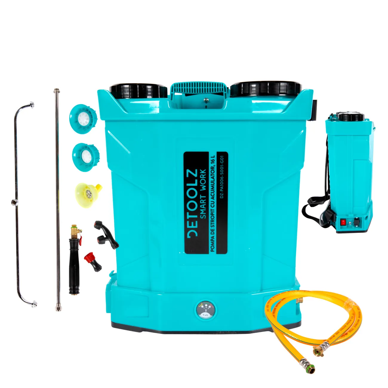 Pompa de Stropit cu Acumulator 16L, Detoolz 16L, DZ-PA1006