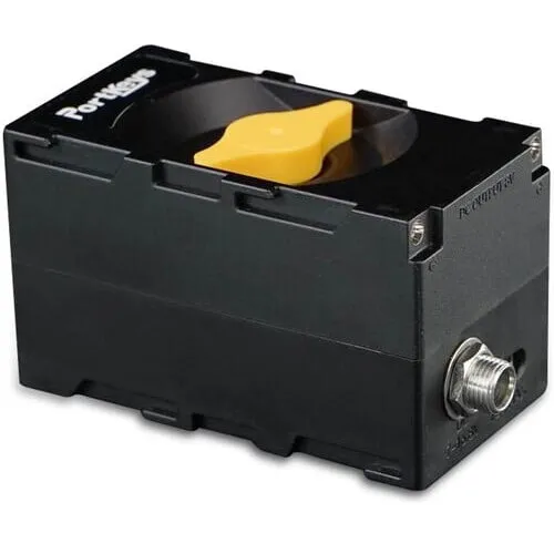 Portkeys Acumulator dummy cu doua fete Portkeys BD1, conexiune directa compatibil NP-F, porturile de intrare DC si USB-C, cablul inclus D-Tap–DC