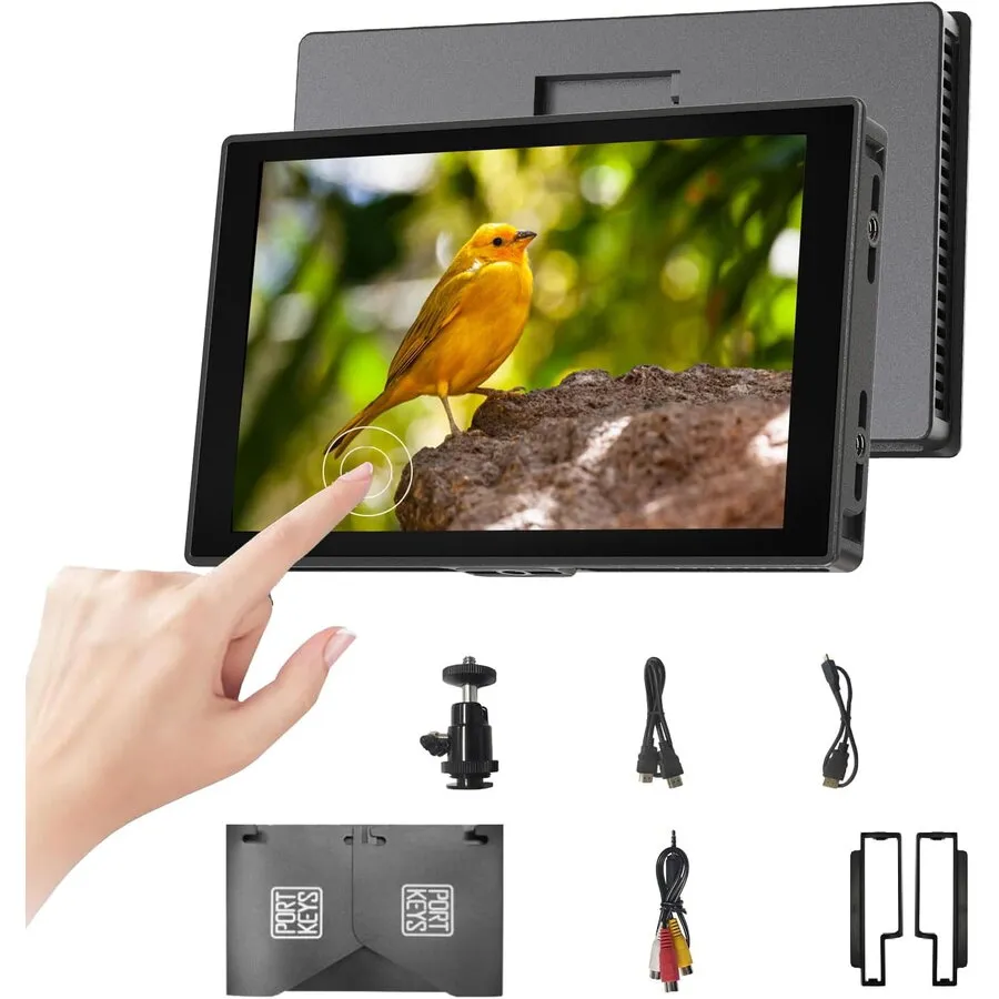 Portkeys Monitor Portkeys HD7T, 7, Touchscreen, 1000nit, 10.5W, IPS LCD, 8ms, 60Hz HD+
