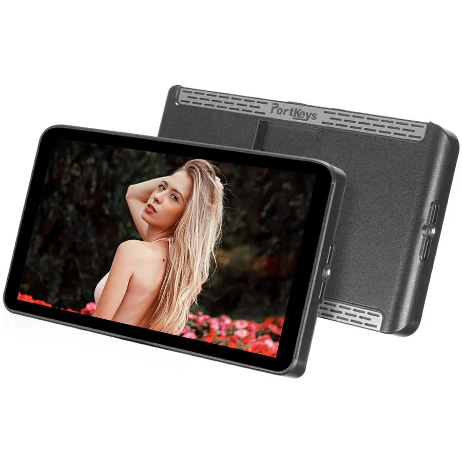 Portkeys Monitor profesional pentru camera foto Portkeys LH7P, Ecran 7, Touchscreen, 1000 nits, 9W, 10-bit (8+2 FRC), Negru