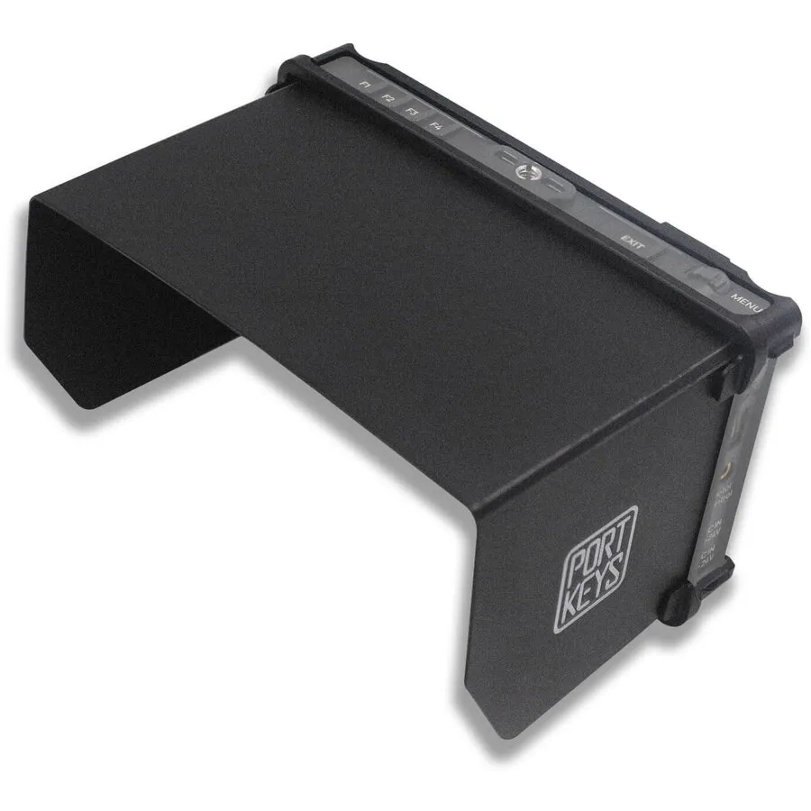 Portkeys Parasolar pentru monitor Portkeys BM7IIDS, reduce reflexiile, dimensiuni 165 x 92 x 102 mm, Negru