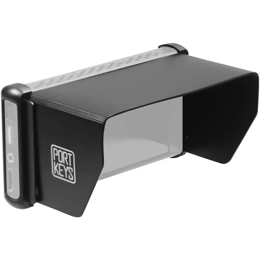 Portkeys Parasolar pentru monitor Portkeys PT6, ideal pentru utilizare in exterior, reduce reflexiile, Negru