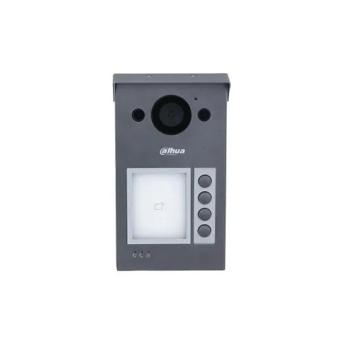 Post exterior videointerfon  IP, 4 familii, 2 MP, aparent, PoE, Dahua VTO3312Q-P