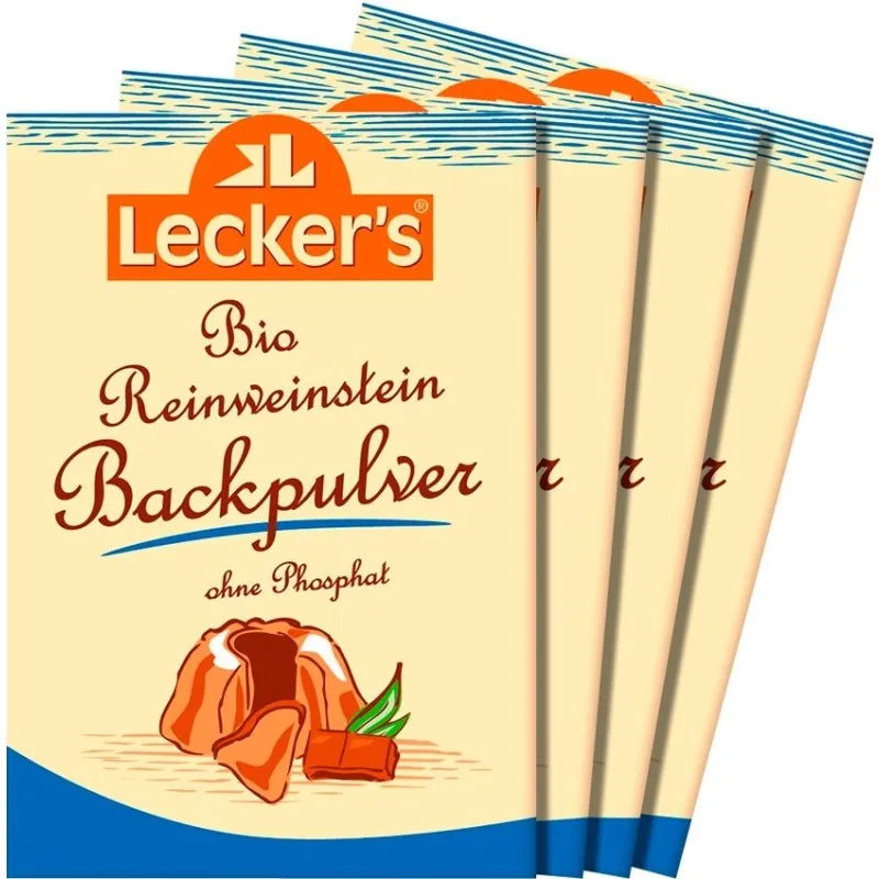 Praf de Copt pur, fara fosfat, Bio, 4x21 g Lecker’s