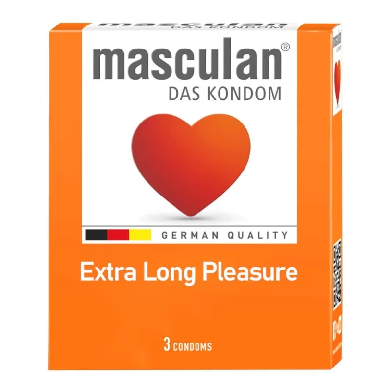 Prezervative Masculan Extralong Pleasure 3 Bucati