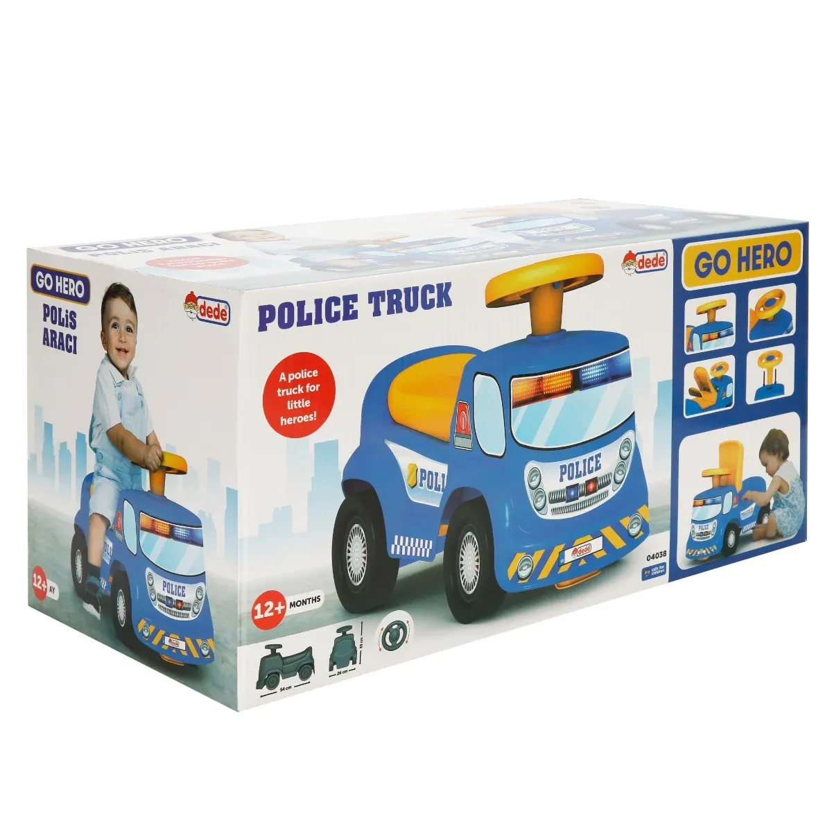 Prima mea masina de Politie, Dede, Go Hero