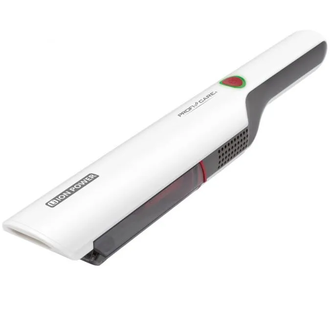 PROFICARE Aspirator de mana Proficare, PC-AKS 3102, fara fir, ideal pentru masina si casa, 2 trepte putere, indicator luminos multifunctional, fara sac, filtru HEPA, operare usoara, statie de incarcare 3in1, 4 accesorii, Alb-Gri