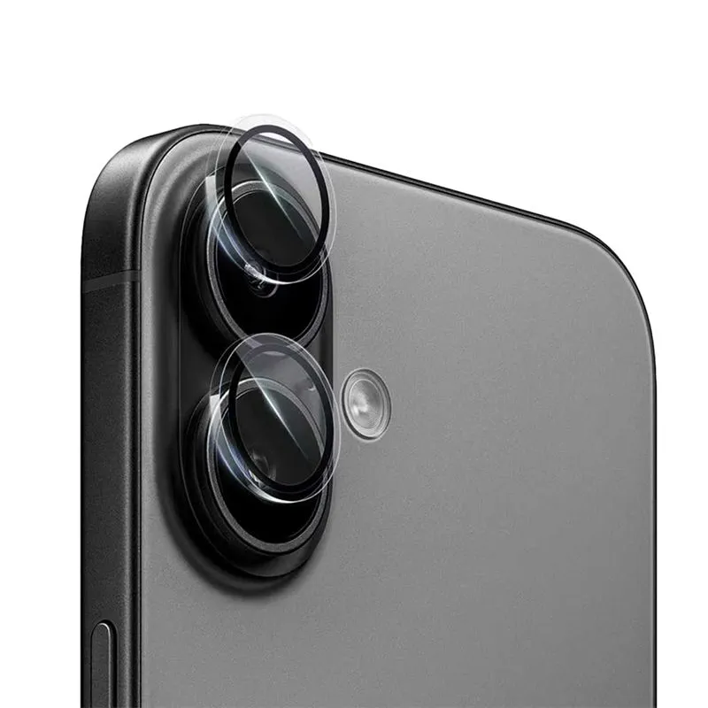 Protectie sticla camera foto Mobile Origin Sapphire Lens compatibila cu iPhone 17, Transparent