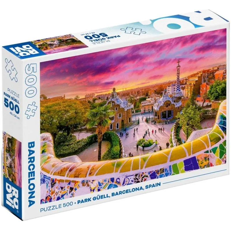 Puzzle 500 Piese, Barcelona, Spania, Roovi