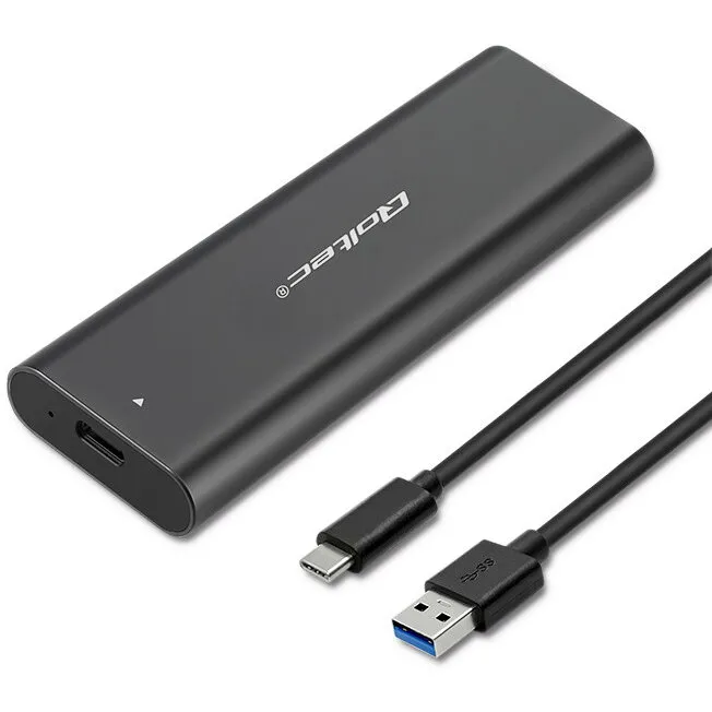 QOLTEC Carcasă Qoltec pentru SSD M.2 SATA | NGFF | USB tip C