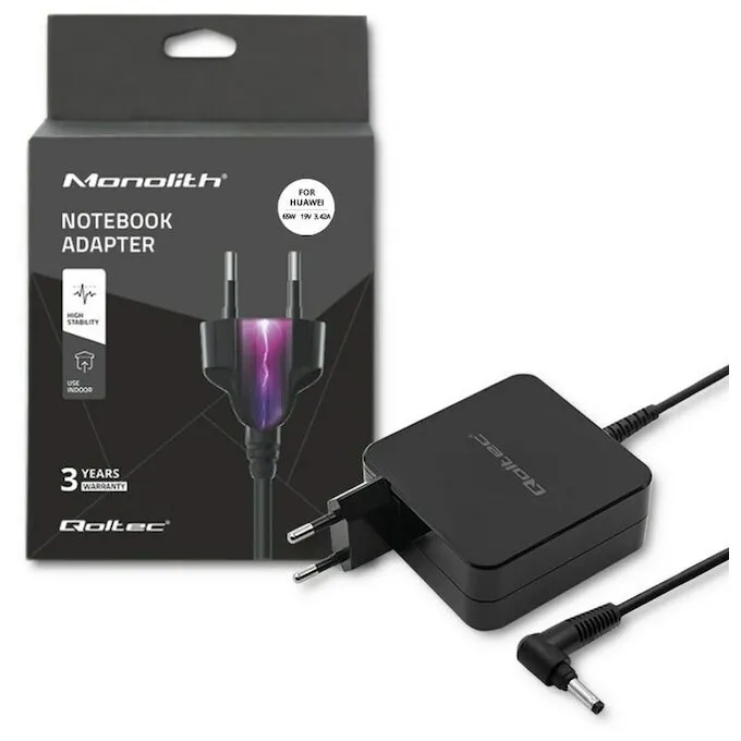 QOLTEC Incarcator laptop Qoltec 51751, pentru Huawei, 65W, 19V, 3.42A