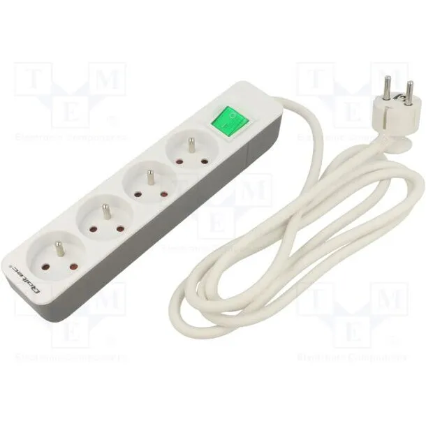 QOLTEC Prelungitor Qoltec , 4 prize , 1.8 m