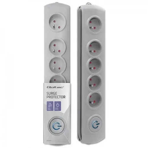 QOLTEC Prelungitor QOLTEC 5 prize 1.8m gray