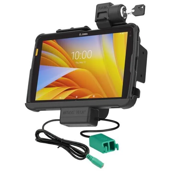 RAM&nbsp;MOUNTS Blocare RAM® Tough-Dock™ Power + Dual USB pentru tableta Zebra ET4x 10