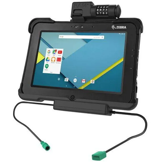 RAM&nbsp;MOUNTS GDS® Combo Blocare alimentare + suport date pentru Zebra XSLATE L10