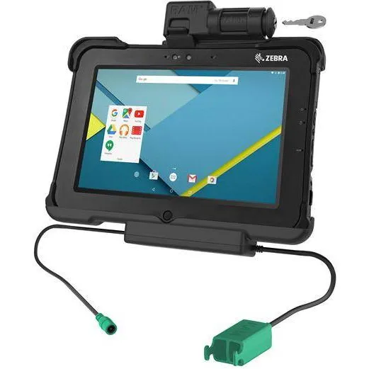 RAM&nbsp;MOUNTS GDS® Key Locking Power + Dual USB Dock pentru Zebra XSLATE L10