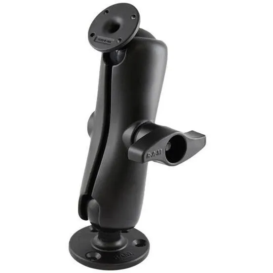 RAM&nbsp;MOUNTS RAM® Ball Mount cu placa AMPS rotunda si placa rotunda mare - Mediu