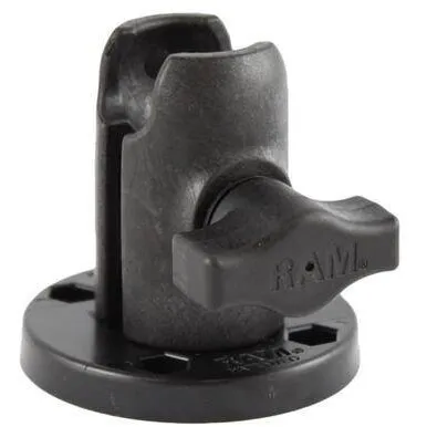 RAM&nbsp;MOUNTS RAM® Brat cu soclu unic cu placa rotunda pivotanta