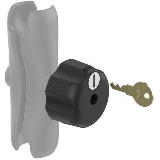 RAM&nbsp;MOUNTS RAM® Buton de blocare a cheii cu insertie din alama pentru brate cu soclu de dimensiune C