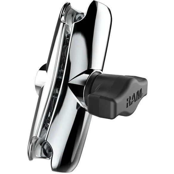 RAM&nbsp;MOUNTS RAM® Chrome Double Socket Arm - B Size Medium