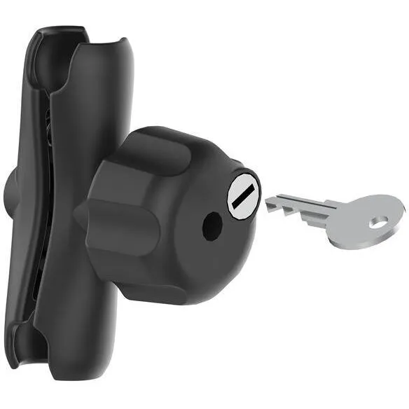 RAM&nbsp;MOUNTS RAM® Double Socket Arm with Brass Key Lock Knob - C Size Medium