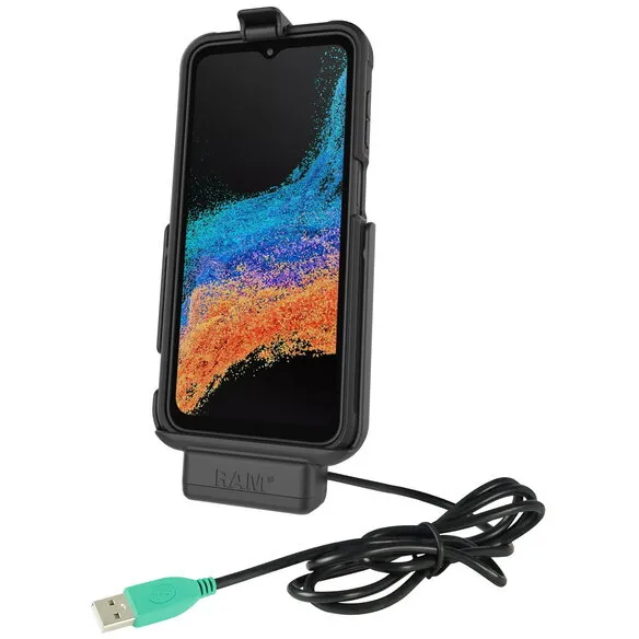 RAM&nbsp;MOUNTS RAM® EZ-Roll'r™ Dock alimentat pentru XCover6 Pro cu OEM sau RAM® Skin™