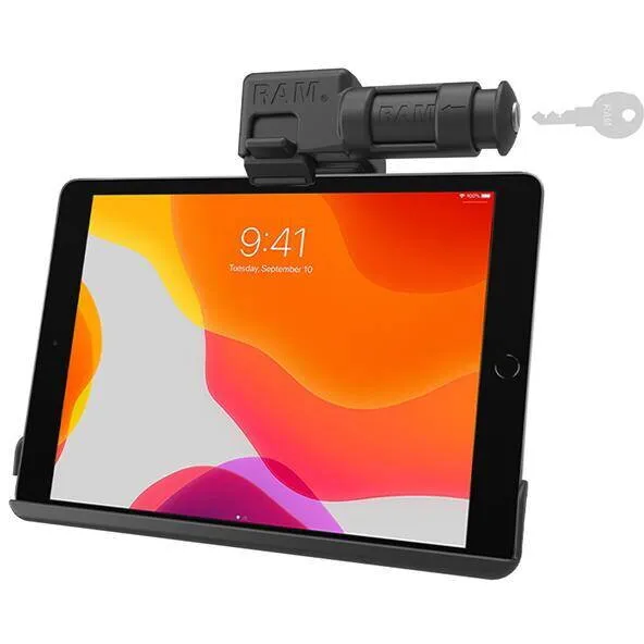 RAM&nbsp;MOUNTS RAM® EZ-Roll'r™ Suport cu cheie de blocare pentru iPad 7th-9th Gen &amp; Air 3
