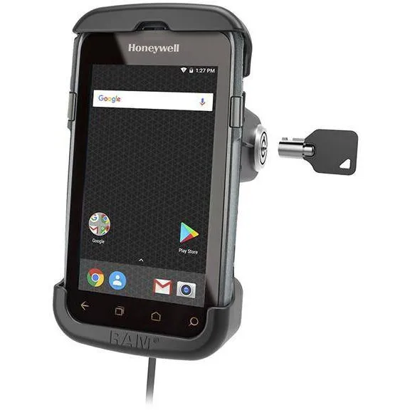 RAM&nbsp;MOUNTS RAM® Key-Locking Form-Fit Powered Dock pentru seriile Honeywell CT50, CT60