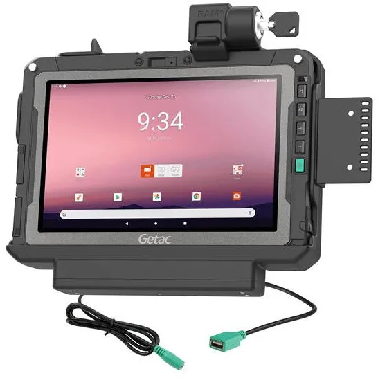 RAM&nbsp;MOUNTS RAM® Locking Power + Data Dock pentru Getac ZX10