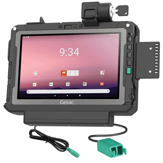 RAM&nbsp;MOUNTS RAM® Locking Power + Dual USB Data Dock pentru Getac ZX10