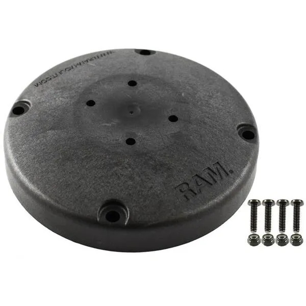 RAM&nbsp;MOUNTS RAM® Round Platform Base cu model de gauri AMPS
