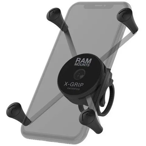 RAM&nbsp;MOUNTS RAM® X-Grip® Suport mare pentru telefon cu baza de ghidon cu profil redus Zip Tie
