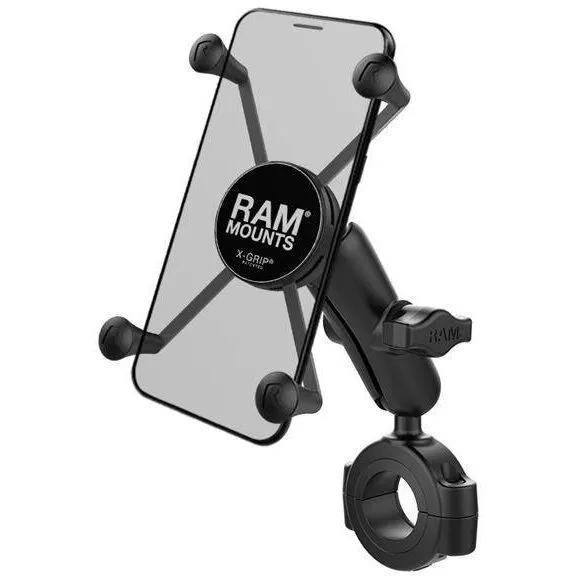 RAM&nbsp;MOUNTS RAM® X-Grip® Suport mare pentru telefon cu baza de sina mare Torque™ - brat mediu