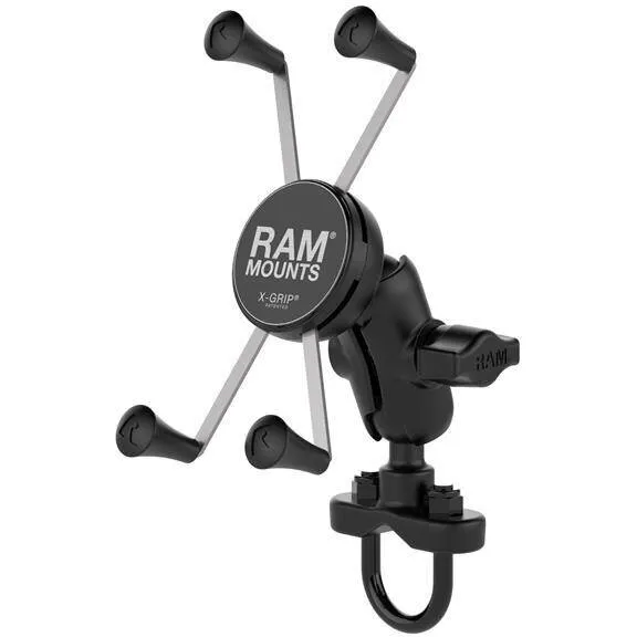 RAM&nbsp;MOUNTS RAM® X-Grip® Suport mare pentru telefon cu baza U-Bolt pentru ghidon - scurt