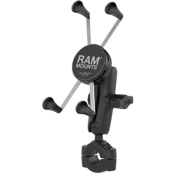 RAM&nbsp;MOUNTS RAM® X-Grip® Suport mare pentru telefon cu Torque™ Baza medie pentru sina Brat mediu