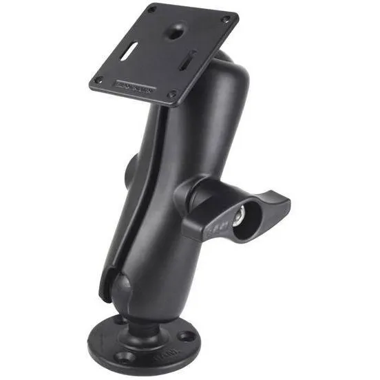 RAM&nbsp;MOUNTS Suport dublu cu bila RAM® cu placa VESA de 75x75mm si piulita de blocare - mediu