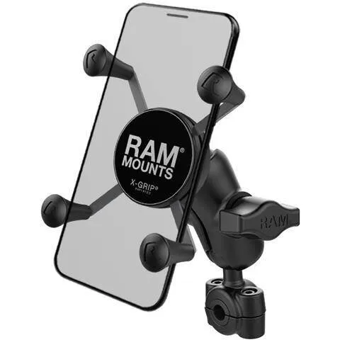 RAM&nbsp;MOUNTS Suport pentru telefon RAM® X-Grip® cu baza pentru sina mica RAM® Torque™ - scurt