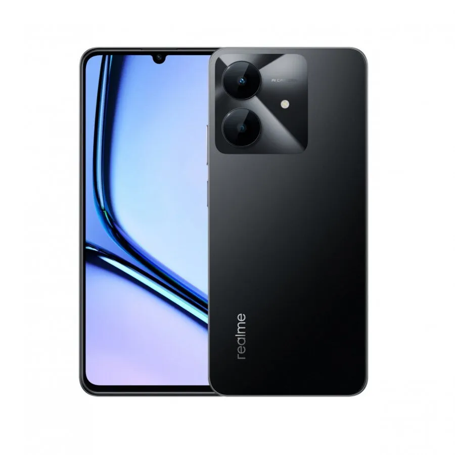 REALME Telefon mobil Realme Note 60x, 4Gb, 128Gb, Dual Sim, 4G, Negru
